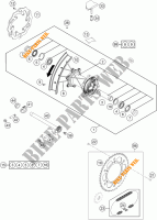 REAR WHEEL for KTM 200 XC-W 2016
