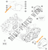 CRANKCASE for KTM 200 XC-W 2010