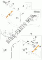 HANDLEBAR / CONTROLS for KTM 200 XC-W 2010