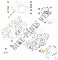 CRANKCASE for KTM 200 XC-W 2009