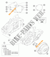 CRANKCASE for KTM 200 XC-W 2006