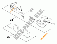 ACCESSORIES for KTM 200 MXC 1998