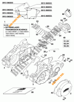 CRANKCASE for KTM 200 MXC 1998
