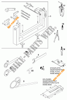 SPECIFIC TOOLS (ENGINE) for KTM 200 MXC 1998