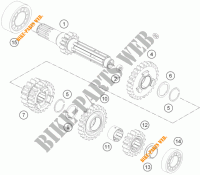 GEARBOX MAIN SHAFT for KTM FREERIDE 250 R 2017