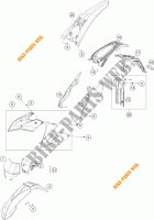 PLASTICS for KTM FREERIDE 250 R 2017