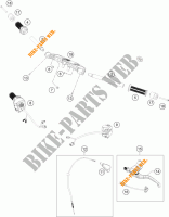 HANDLEBAR / CONTROLS for KTM RC 390 BLACK 2018