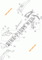 PLASTICS for KTM FREERIDE 250 R 2015