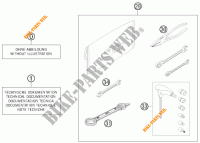TOOL KIT / MANUALS / OPTIONS for KTM FREERIDE 250 R 2015
