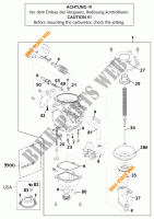 CARBURETOR for KTM 640 LC4-E SILVER 2000