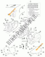 CRANKCASE for KTM 640 LC4 ENDURO ORANGE 12L 2003