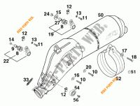 EXHAUST SILENCER for KTM 640 LC4 2000