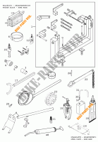 SPECIFIC TOOLS (ENGINE) for KTM 640 LC4 2000
