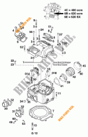 CYLINDER HEAD  for KTM 620 TXC 1998