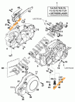 CRANKCASE for KTM 620 SX WP 1994