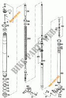 FRONT FORK (PARTS) for KTM 620 SX WP 1994
