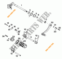 GEAR SHIFTING MECHANISM for KTM 620 SX WP 1994