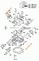 CYLINDER HEAD  for KTM 620 SX 1999