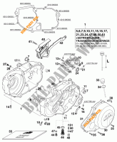 CRANKCASE for KTM 620 SX 1998