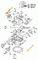 CYLINDER HEAD  for KTM 620 SX 1998