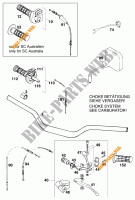 HANDLEBAR / CONTROLS for KTM 620 SX 1998