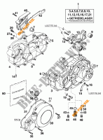 CRANKCASE for KTM 620 SUPER-COMP WP/ 19KW 1995