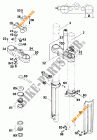 FRONT FORK / TRIPLE CLAMP for KTM 620 SUPER-COMP WP/ 19KW 1995