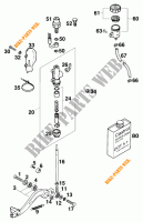 REAR BRAKE MASTER CYLINDER for KTM 620 SUPER-COMP WP/ 19KW 1995