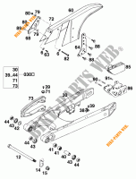 SWINGARM for KTM 620 SUPER-COMP WP/ 19KW 1995