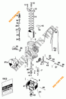 CARBURETOR for KTM 620 SUPER-COMP WP/ 19KW 1994