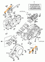 CRANKCASE for KTM 620 SUPER-COMP WP/ 19KW 1994