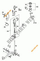 REAR BRAKE MASTER CYLINDER for KTM 620 SUPER-COMP WP/ 19KW 1994