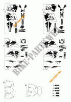 STICKERS for KTM 620 SUPER-COMP WP/ 19KW 1994