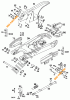SWINGARM for KTM 620 SUPER-COMP WP/ 19KW 1994