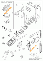 SPECIFIC TOOLS (ENGINE) for KTM 620 SUP-COMP 1998