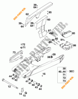 SWINGARM for KTM 620 SUP-COMP 1998