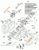 CRANKCASE for KTM 620 SC 2001