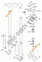 FRONT FORK / TRIPLE CLAMP for KTM 620 SC 2001