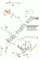 HANDLEBAR / CONTROLS for KTM 620 SC 2001