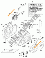 CRANKCASE for KTM 620 SC 2000