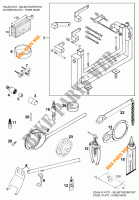 SPECIFIC TOOLS (ENGINE) for KTM 620 SC 2000