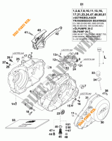 CRANKCASE for KTM 620 SC 2000
