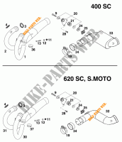 EXHAUST for KTM 620 SC 2000