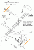 HANDLEBAR / CONTROLS for KTM 620 SC 2000
