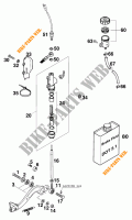 REAR BRAKE MASTER CYLINDER for KTM 620 SC 2000