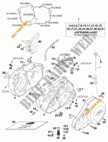 CRANKCASE for KTM 620 RXC-E 1997