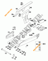 SWINGARM for KTM 620 RXC-E 1997