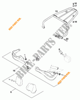 ACCESSORIES for KTM 620 RXC-E 1996