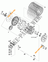 CLUTCH for KTM 620 RXC-E 1996