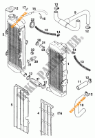 COOLING SYSTEM for KTM 620 RXC-E 1996
